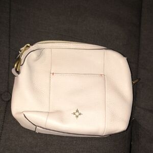 India Hicks | Cream Crossbody Bag with Gold Accents